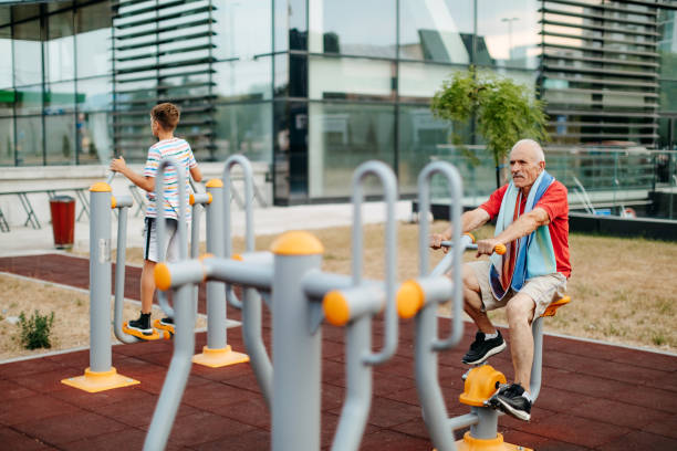 istock Outdoor gym 1330603471