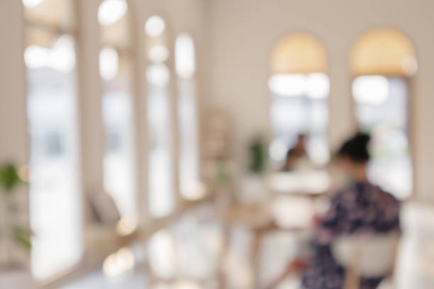 istock Coffee shop or cafe restaurant interior blur for background 1330615884