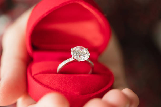 istock hands holding diamond ring in jewelry box 1330616668