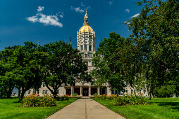 Connecticut State House Connecticut State Capitol Building - Hartford, CT american hartford gold reviews bbb rating stock pictures, royalty-free photos & images