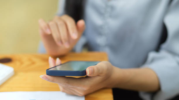 istock Female shopping via online application, texting 1330633303