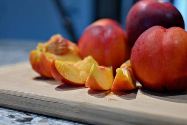 Nectarine Cut Fruit Slice