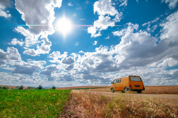 istock Wide Fields with Clean Sky on a Sunny Day 1330642215