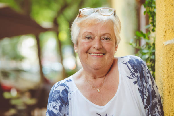 istock Smiling senior woman 1330648182