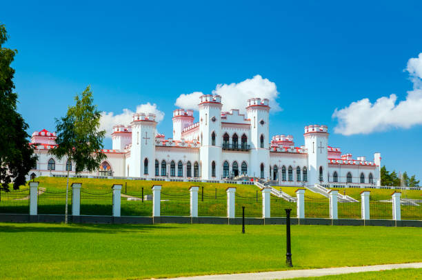 Puslowski Palace in Kossovo. Brest region, Belarus. High quality photo