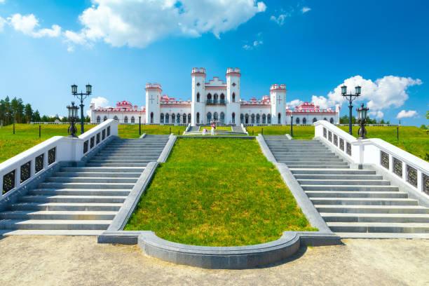 Puslowski Palace in Kossovo. Brest region, Belarus. High quality photo
