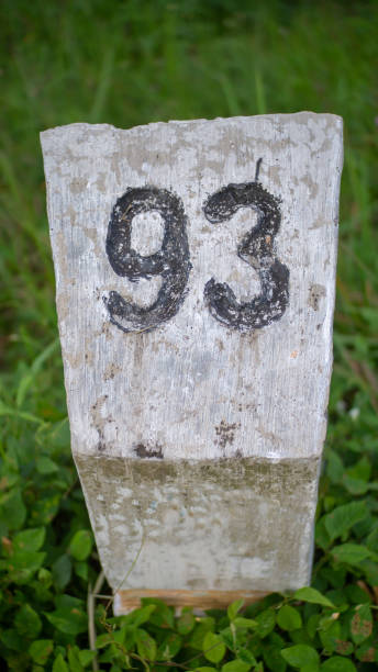 istock railroad kilometer sign 1330651194