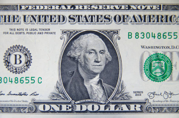 Dollar bills, American money. The American account, Savings and Wealth