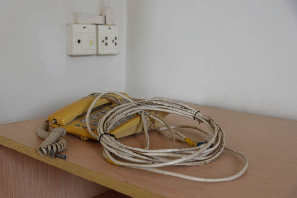 istock An old telephone on the table 1330652098