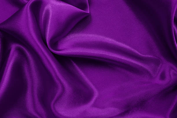 istock Purple fabric cloth texture for background and design art work, beautiful crumpled pattern of silk or linen. 1330653873