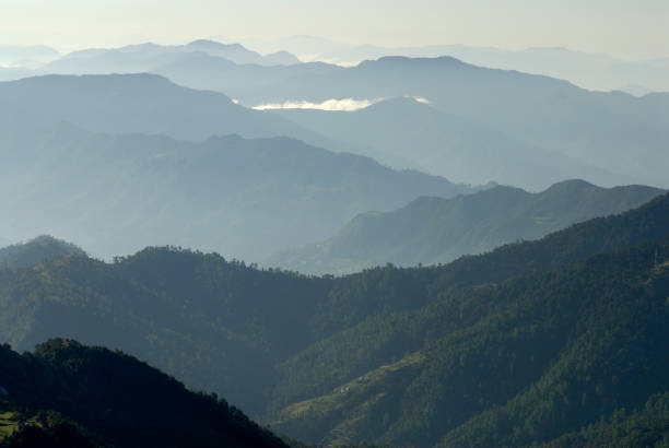 istock View of a Himalayan mountain ranges in morning time 1330654758