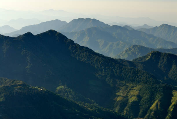 istock View of a Himalayan mountain ranges in morning time 1330654763