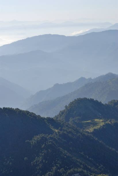 istock View of a Himalayan mountain ranges in morning time 1330654767