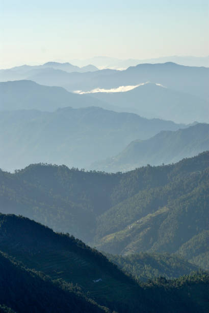 istock View of a Himalayan mountain ranges in morning time 1330654769