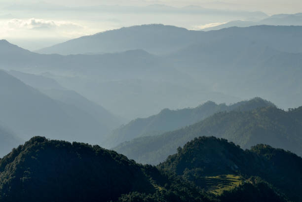 istock View of a Himalayan mountain ranges in morning time 1330654805