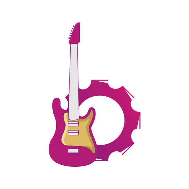 istock Illustration Vector Graphic of Guitar Repair Logo 1330658781