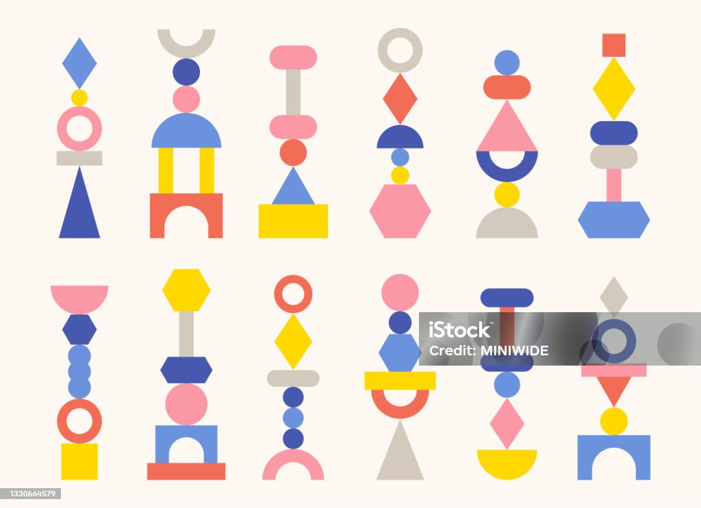 Cool Block Patterns Block Pattern Stock Illustration - Download Image Now - Toy Block ...