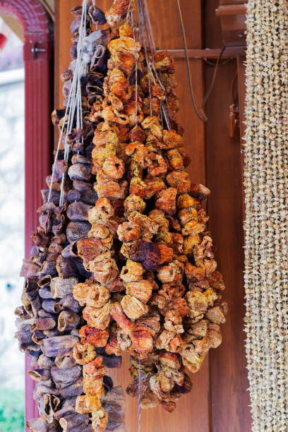 istock dried aubergines, eggplants and bell peppers. 1330666758