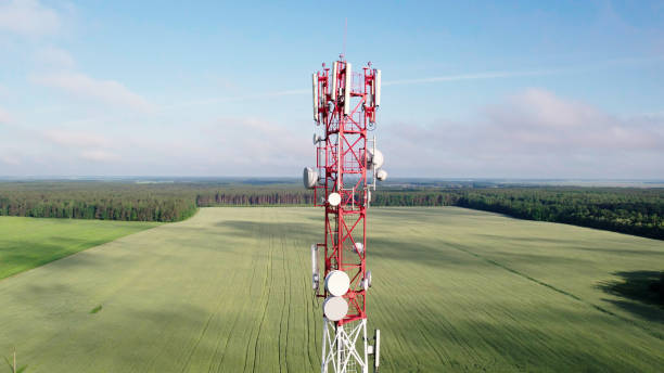 istock Aerial: communication tower in rural areas 1330674221