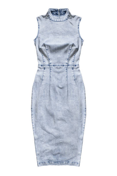 istock Denim dress isolated 1330674443
