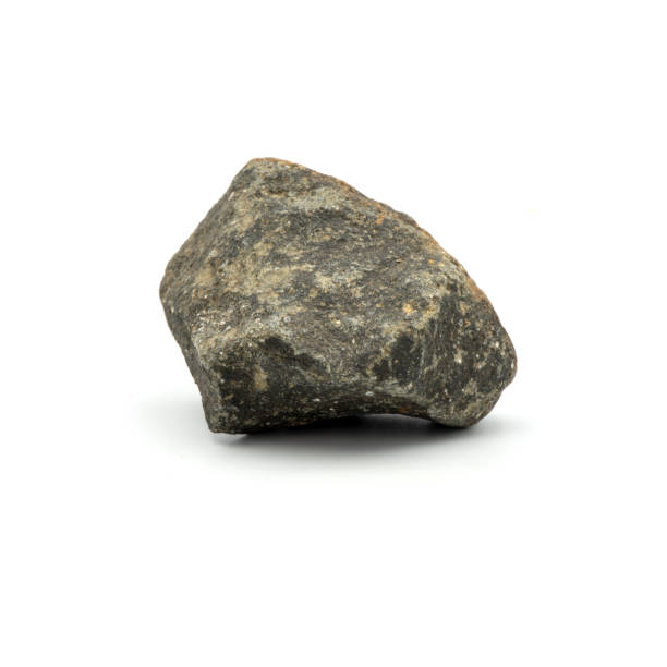 istock Big granite rock stone, isolated on the white background. 1330676858