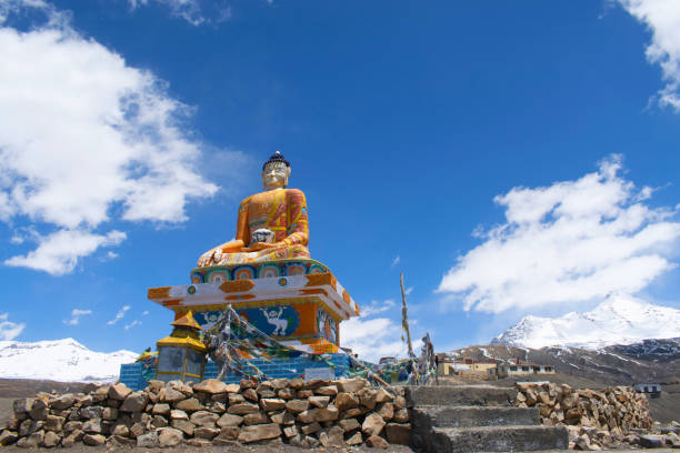 istock Langza Buddha statue, Spiti, Himachal Pradesh, India 1330681159