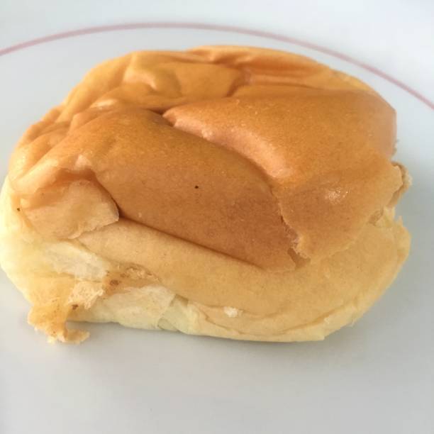 istock Fresh fluffy pillow bread without filling. 1330681187