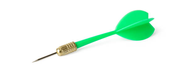 istock dart isolated on white background. single dart 1330685067