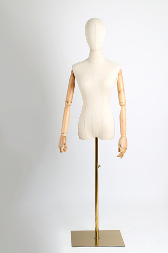 mannequin , dressmaker's model against black background