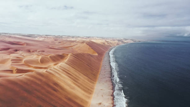 The Namib desert along side the atlantic ocean, southern Africa, Namibia