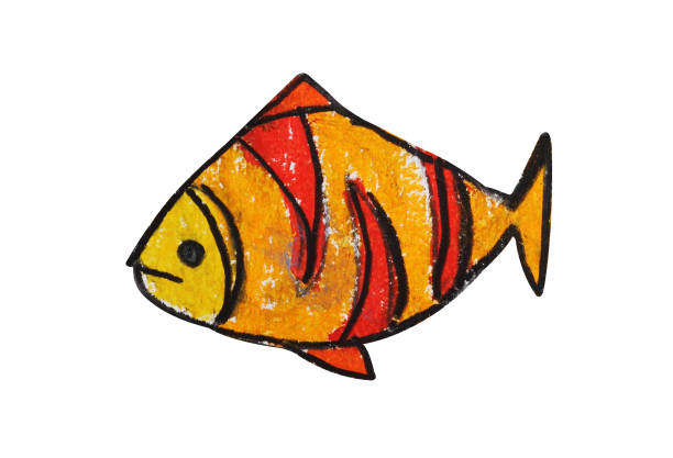 istock colorful drawing sea animal isolated on white background 1330692972