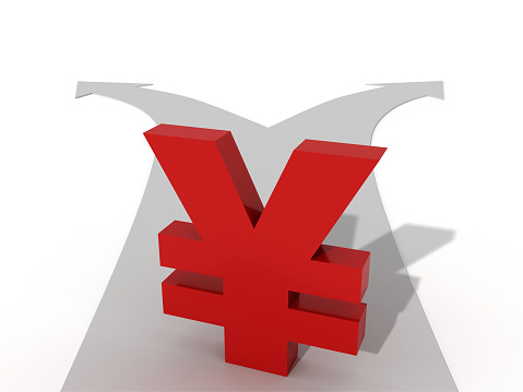 Yen currency symbol finance choice risk decision