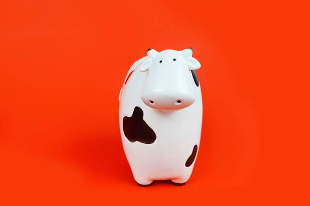 istock 2021 new year symbol cow on red background 1330697696