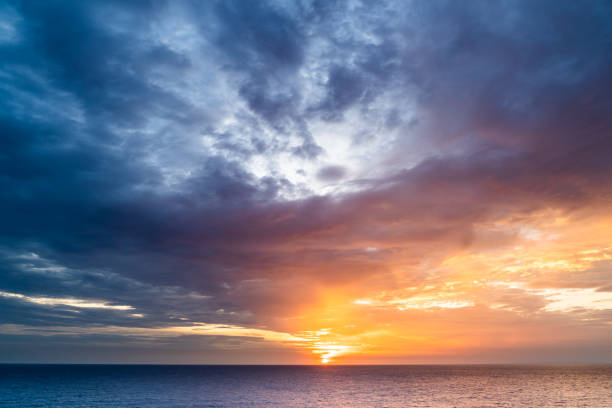 istock Bali, Uluwatu. Dramatic sunset over the ocean surface. 1330698680