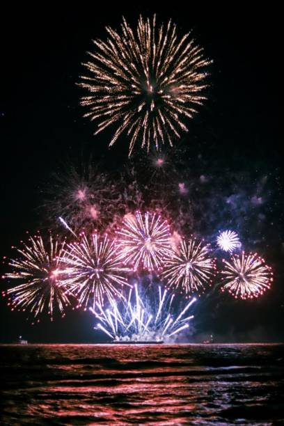istock Fireworks In New Year Holidays 1330703860