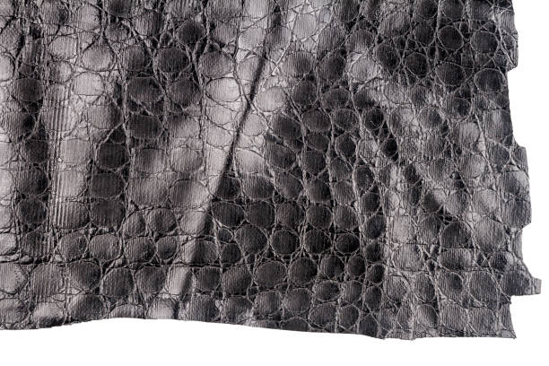 istock Piece of black artificial leather 1330707072