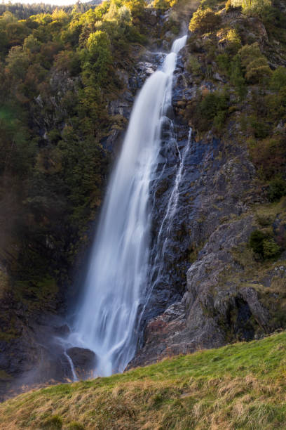 istock Huge Waterfall at  Merano. Alp Italy. 1330721755