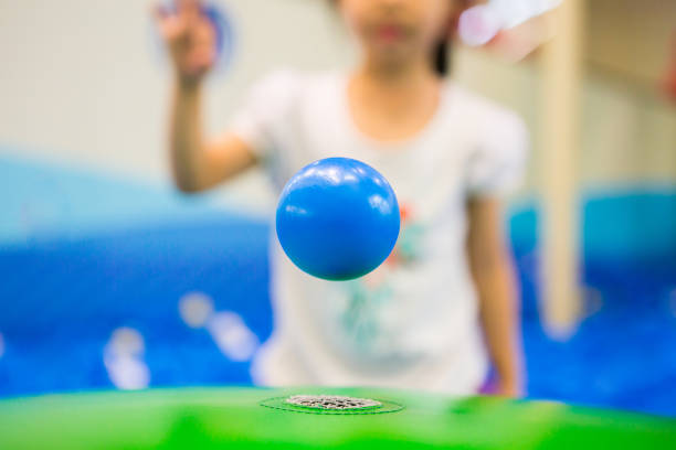 istock Color plastic ball in children's amusement park. 1330725231