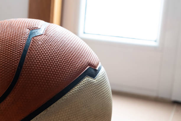 istock Basketball next to a house door 1330728946