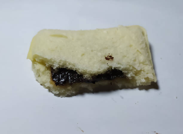 istock a bread with chocolate in it is on a white background 1330739614
