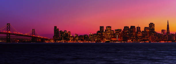 istock San Francisco skyline and cityscape at night 1330745175