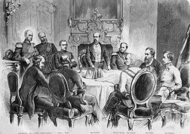 istock Peace congress between Prussia and Austria in Nikolsburg 1330755612