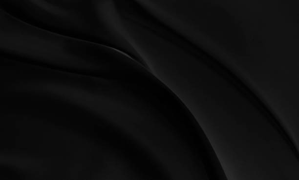 istock Black gray satin dark fabric texture luxurious shiny that is abstract silk cloth background with patterns soft waves blur beautiful. 1330761057