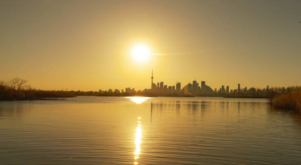 istock Toronto skyline from Tommy Thompson Park 1330764792