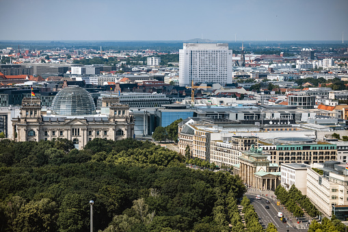 View Of Berlin City From A Tower
