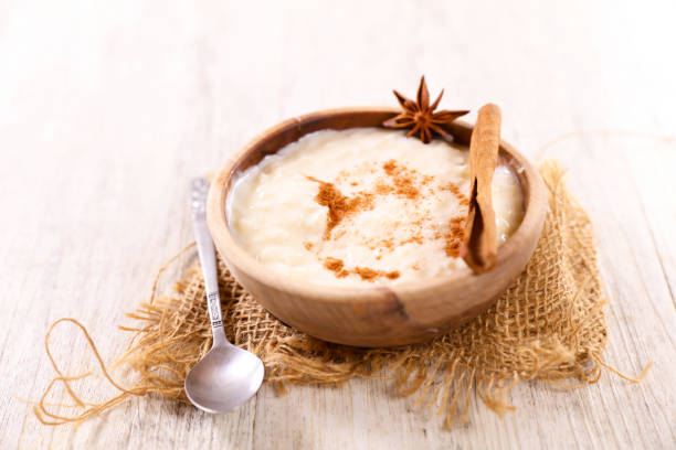 istock french milk rice dessert with cinnamon- rice pudding 1330768014