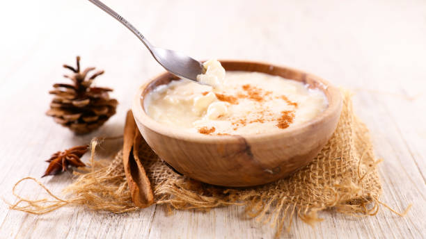 istock french milk rice dessert with cinnamon- rice pudding 1330768015