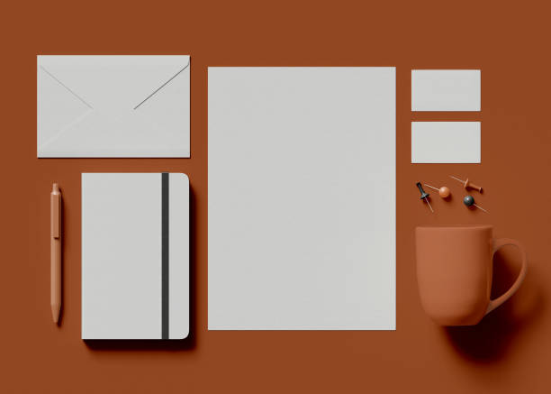 istock 3d Stationary branding. Corporate identity 1330769421