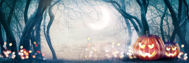 istock Festive background decoration for Halloween. 1330771565