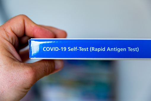 Covid-19 - Rapid lateral flow UK test kit, coronavirus testing